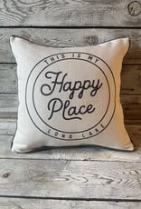 Little Birdie My Happy Place Seal Pillow - Long Lake