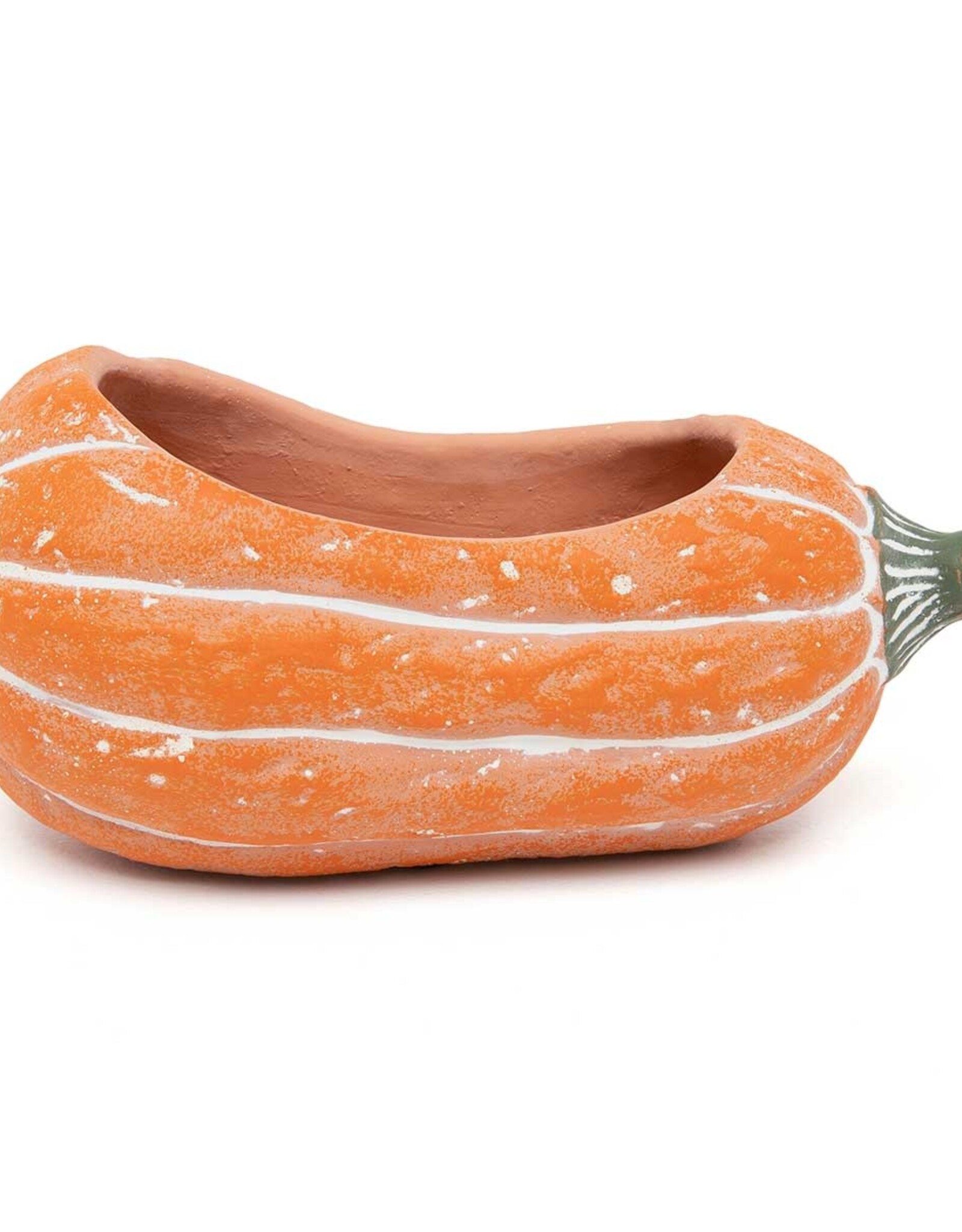 Meravic 9" Oval Pumpkin Concrete Pot