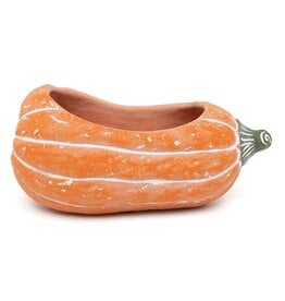 Meravic 9" Oval Pumpkin Concrete Pot