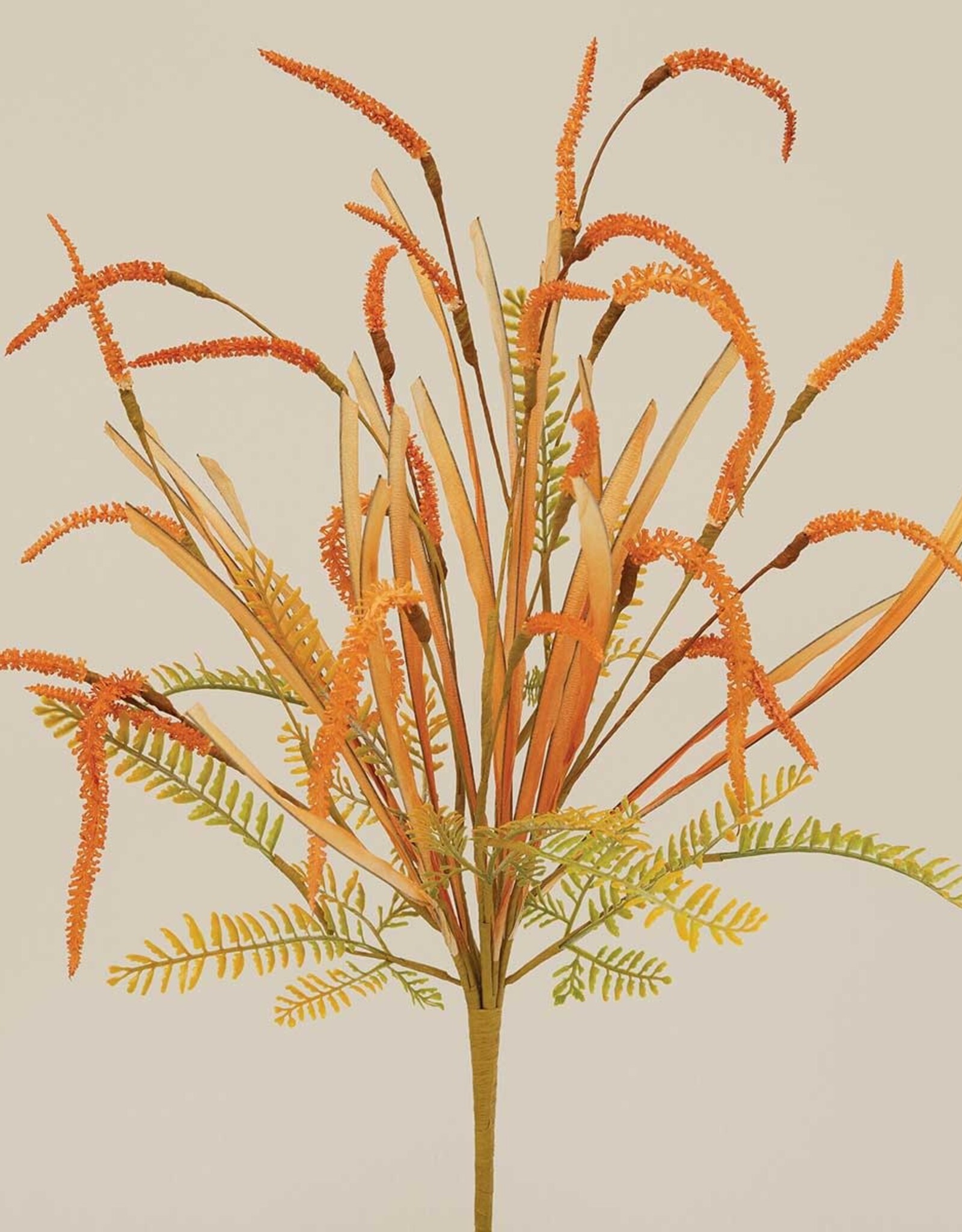 Meravic 22" Field Grass Bush - Orange