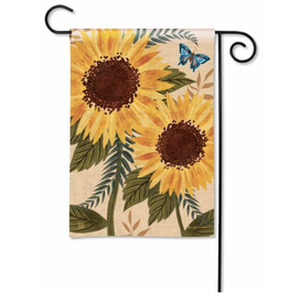 Studio M Sunflowers & Butterfly Garden Flag
