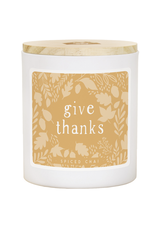 Sincere Surroundings Give Thanks Gold Candle (Chai)