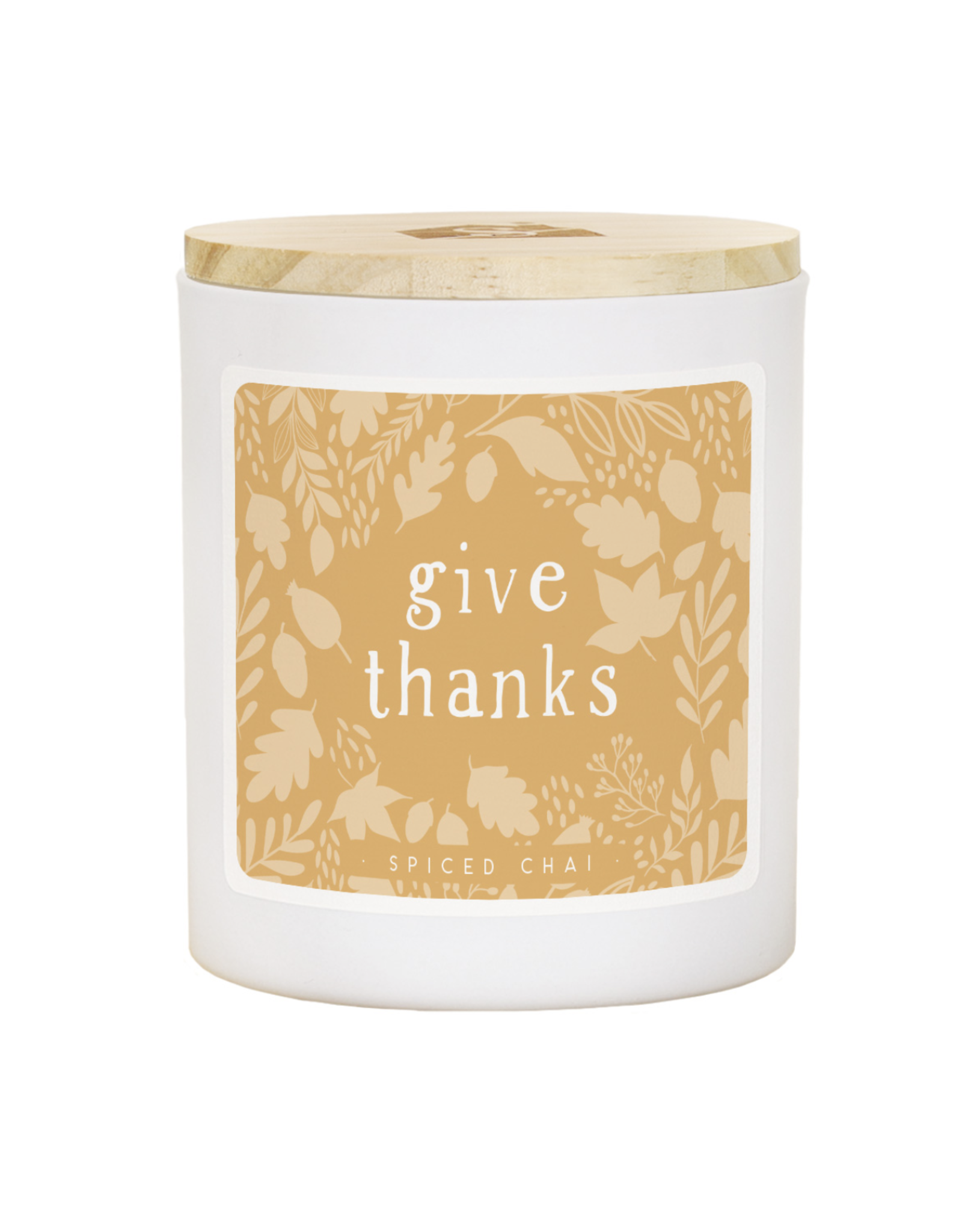 Sincere Surroundings Give Thanks Gold Candle (Chai)