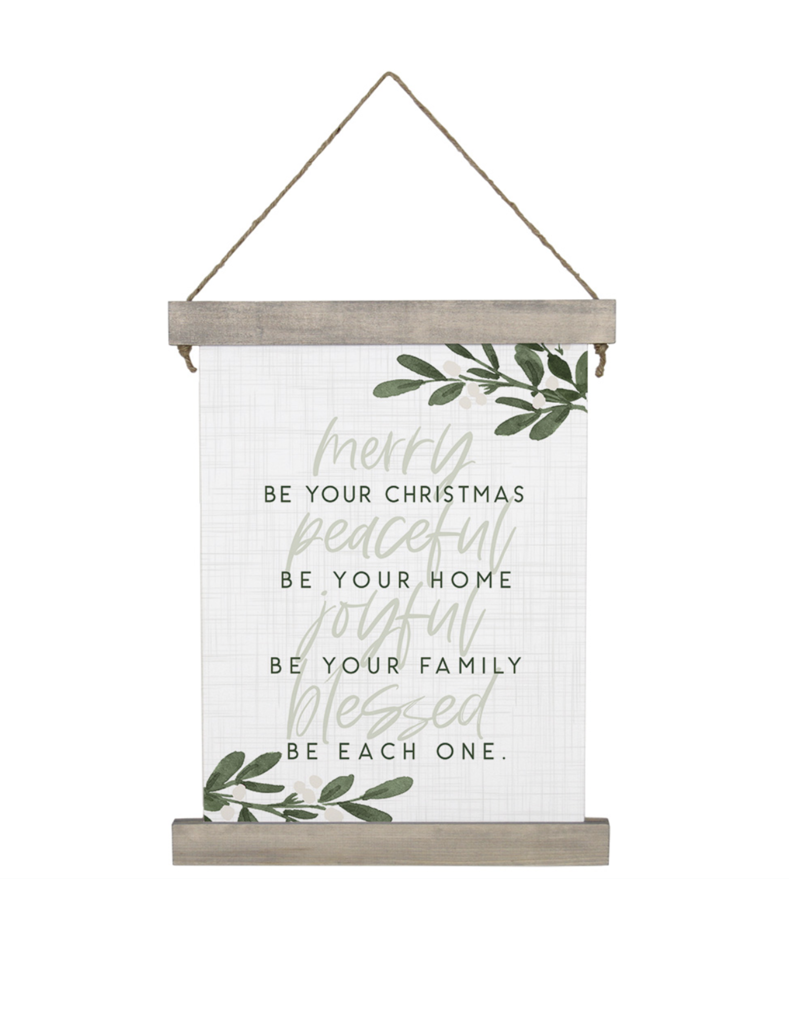 Sincere Surroundings SALE Merry Be Christmas Hanging Canvas