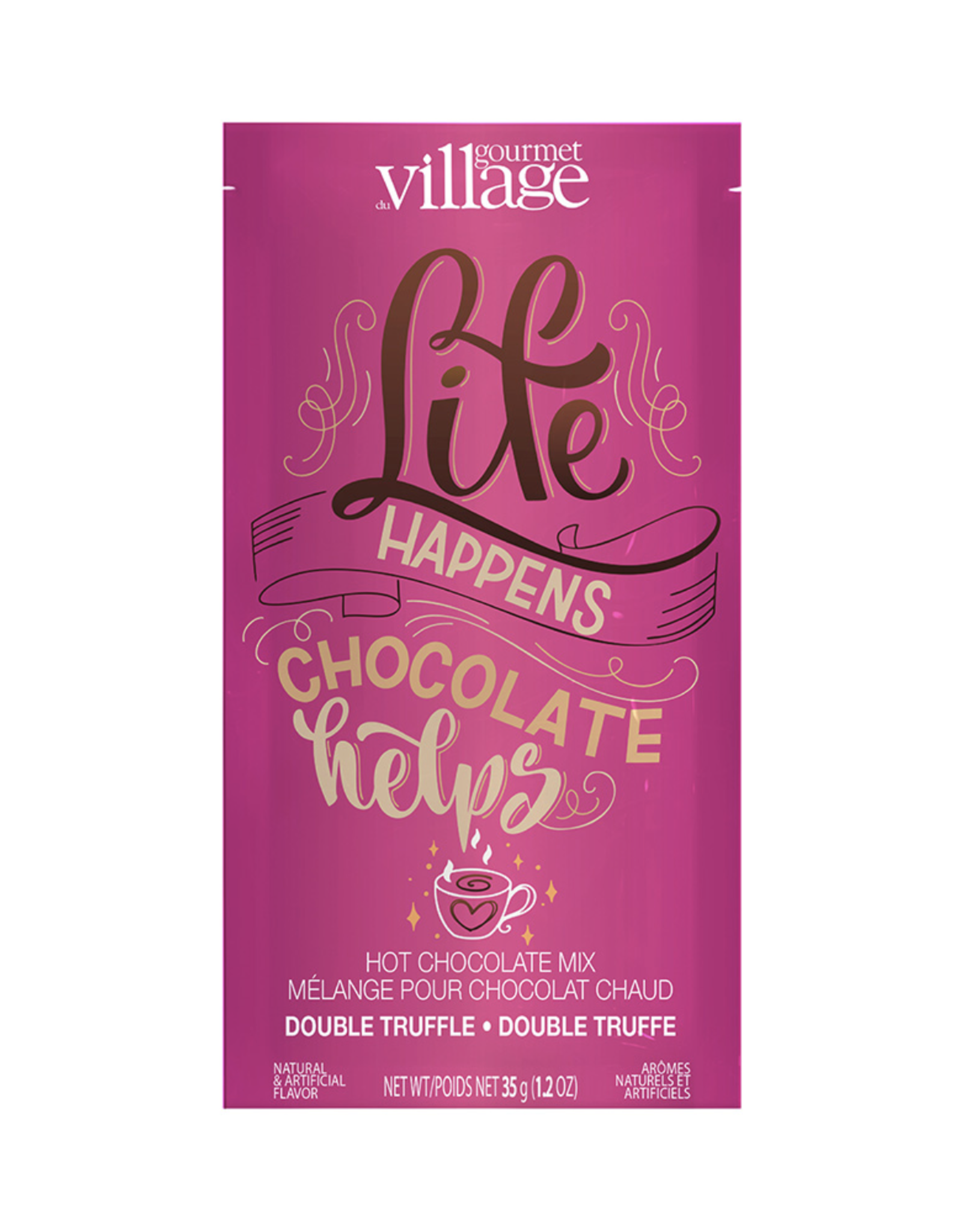 Gourmet Village Life Happens Hot Chocolate Mix