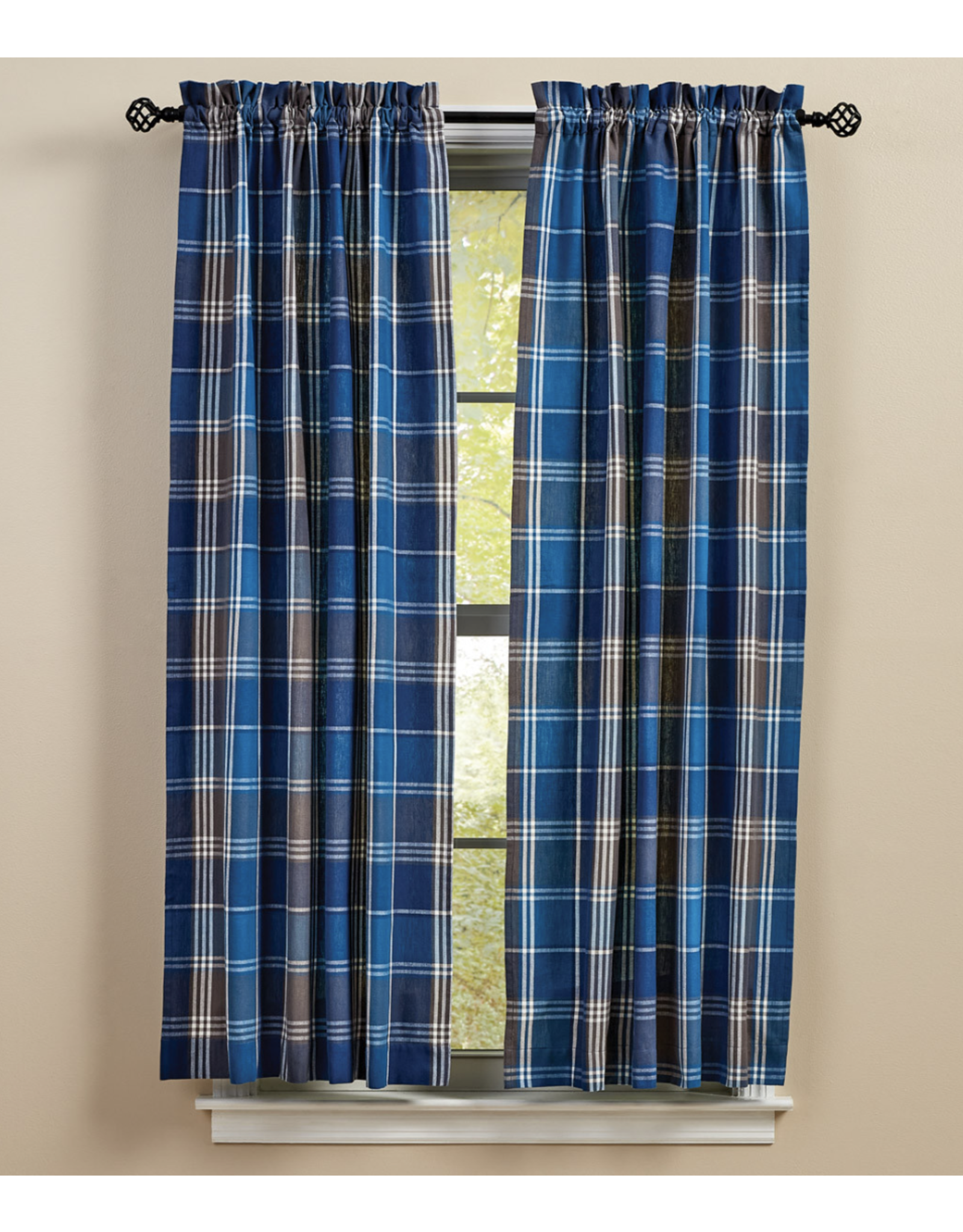 Park Designs SALE 63" Curtain Panels - Rainy Lake