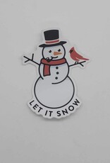 Sticker Northwest Let It Snow Snowman Sticker