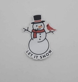 Sticker Northwest Let It Snow Snowman Sticker
