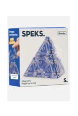Speks SALE Crystal Pyramid - Cobalt