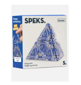 Speks SALE Crystal Pyramid - Cobalt
