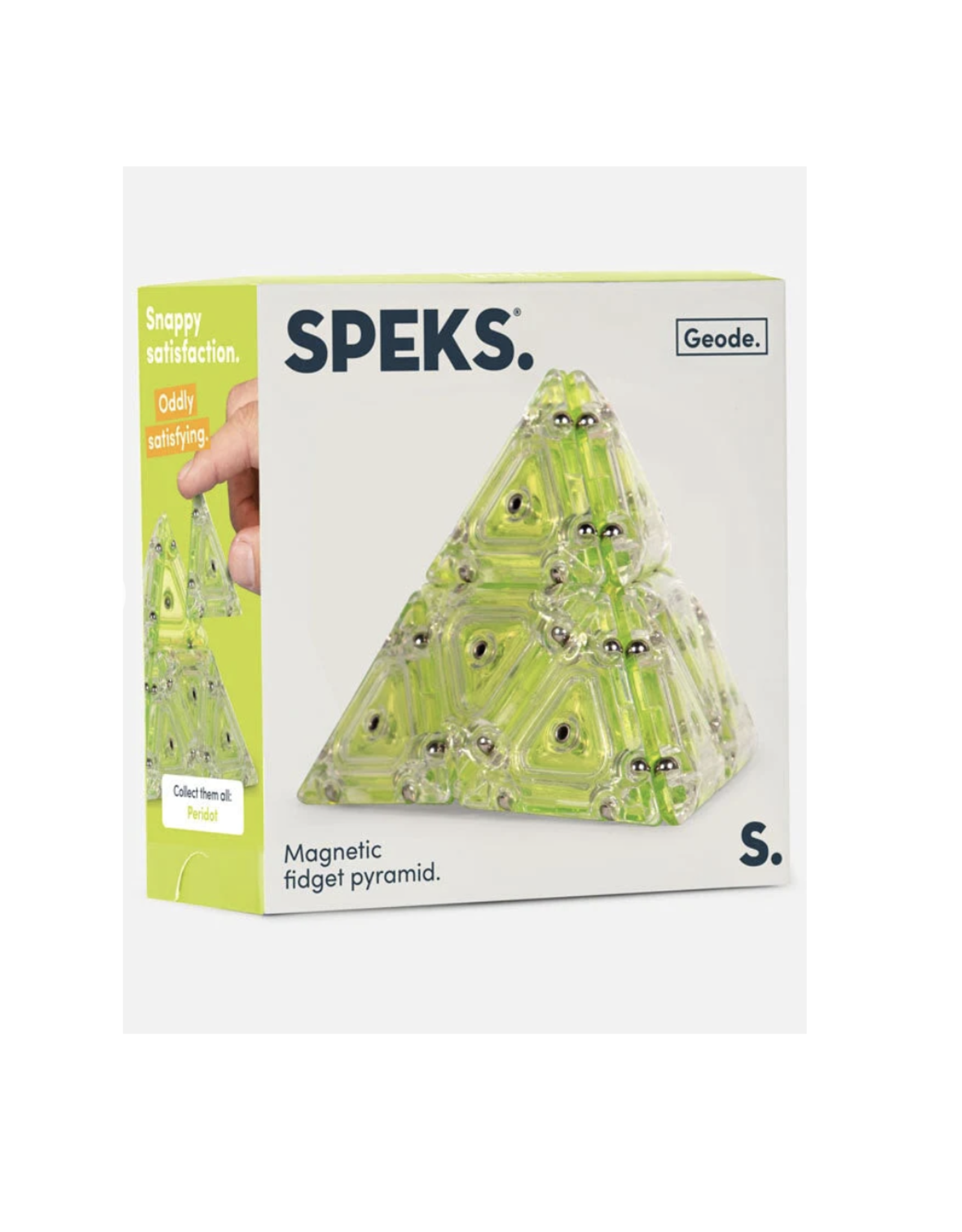 Speks SALE Crystal Pyramid - Peridot