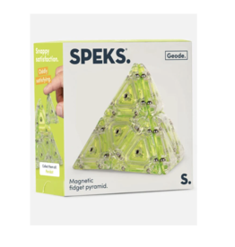 Speks Crystal Pyramid - Peridot