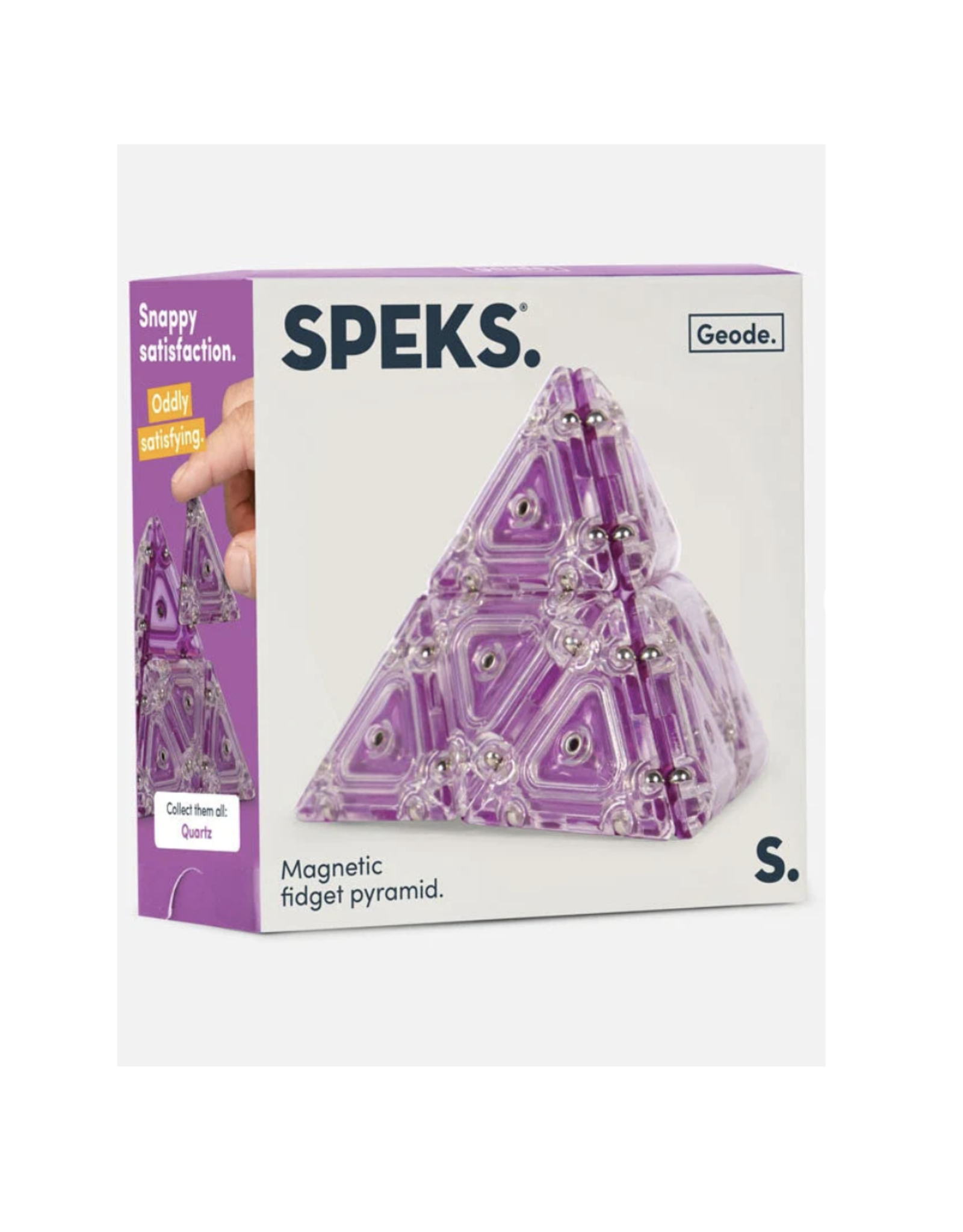Speks Crystal Pyramid - Quartz