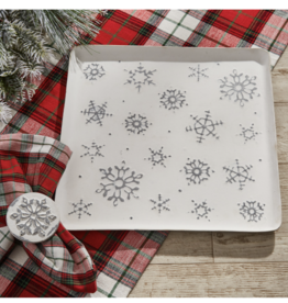 Park Designs SALE Snowflake Pressed Tin Charger