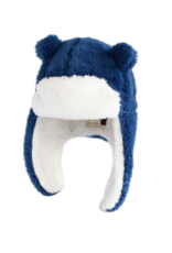 Flap Jack Kids SALE Navy Sherpa Trapper Hat - 6-24 Month