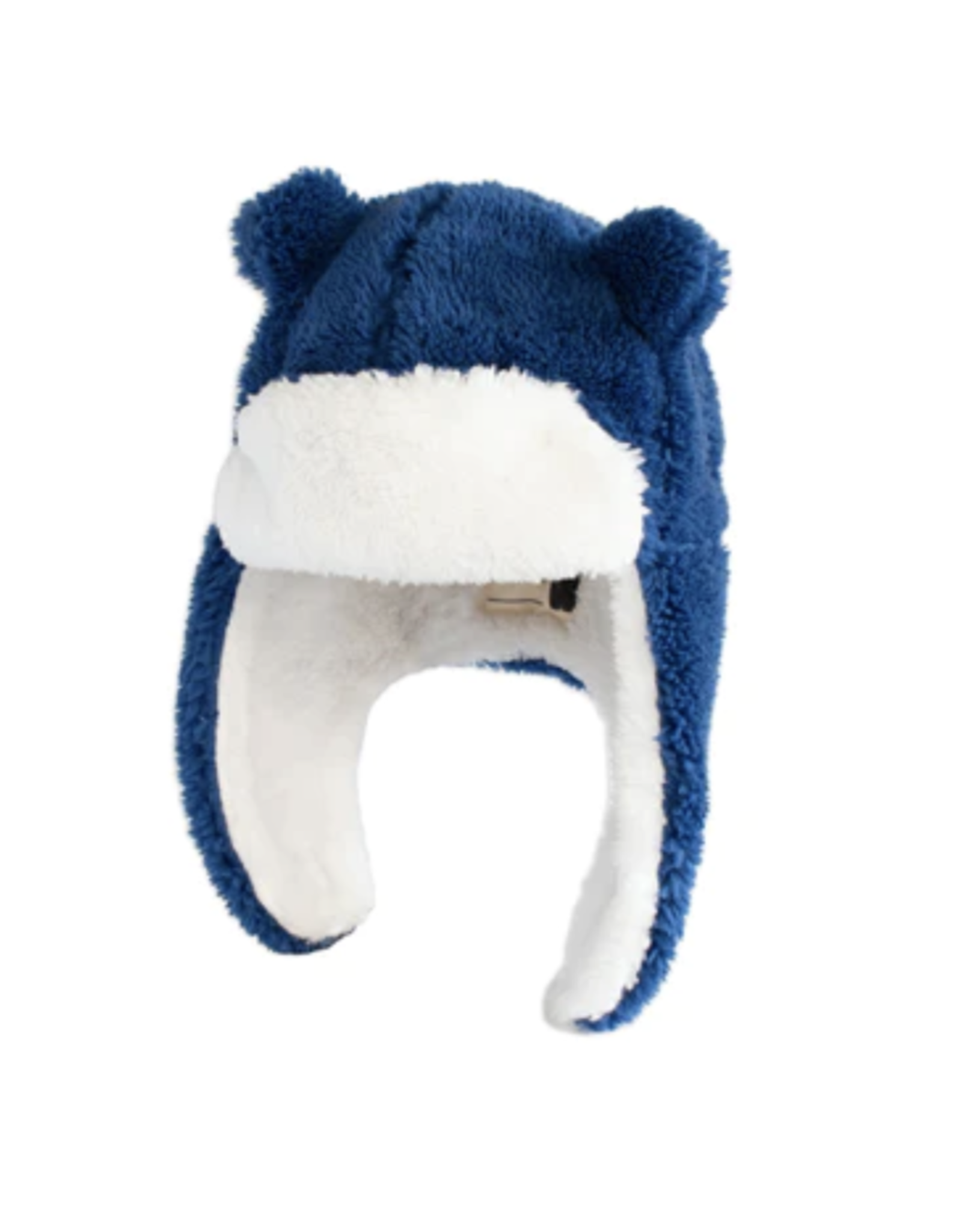 Flap Jack Kids SALE Navy Sherpa Trapper Hat - 6-24 Month