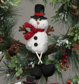 Meravic 13" Sam the Snowman with Braided Legs