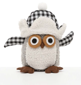 Meravic 9" Owl Winter Critter - White Hat