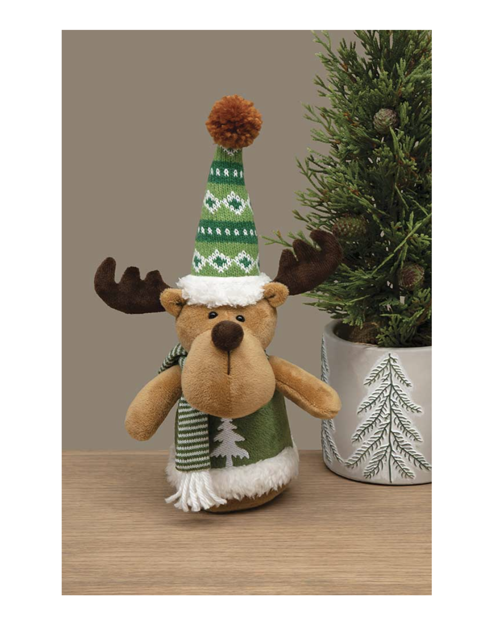 Meravic 10" Winter Green Moose - Tall Hat