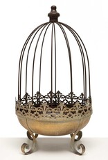 Meravic 18.5" Cloche on Lacey Bowl Stand