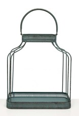 Meravic SALE 13" Antique Blue Lantern Stand