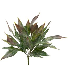 Meravic 15" Bush Sword Leaf - Dark Green