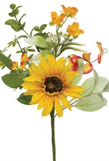 Meravic 13" Sunflower w/ Daisy Pik