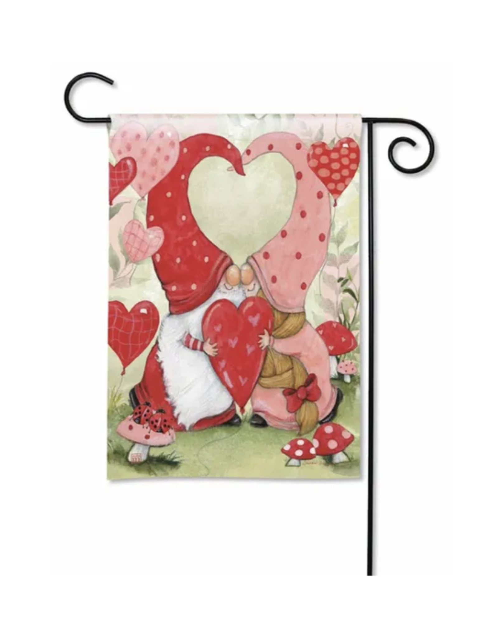 Studio M Love Gnome Garden Flag