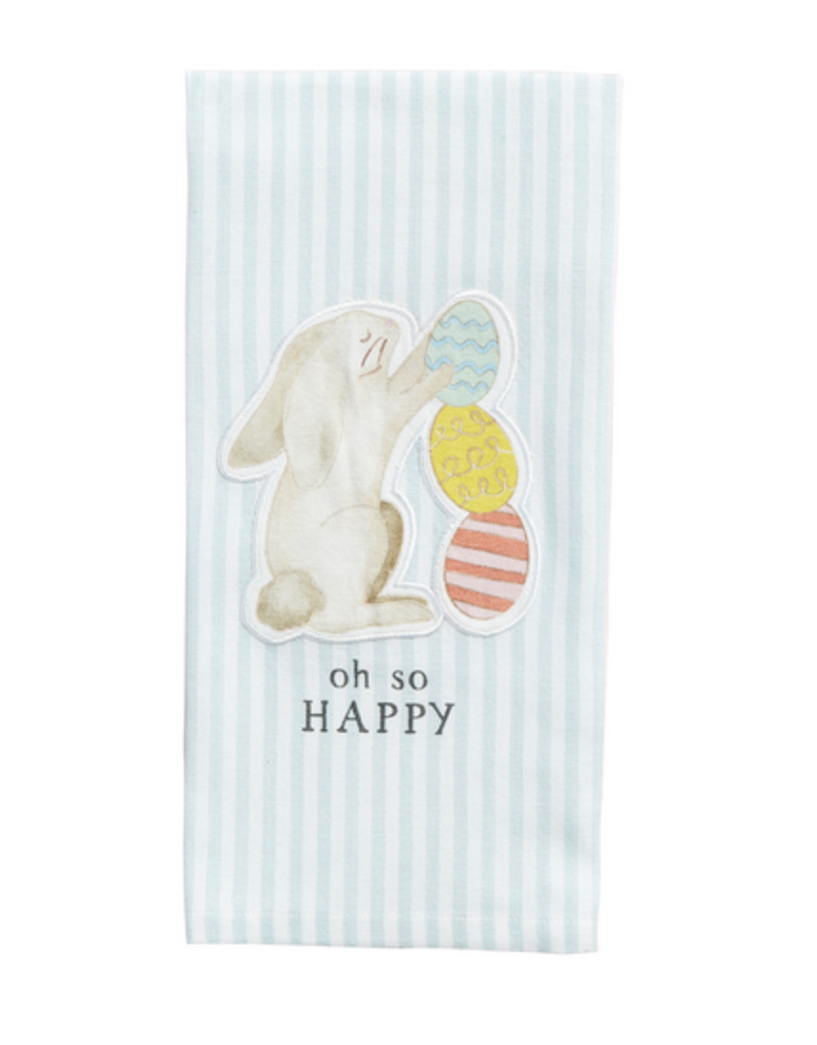 Mudpie Bunny with Egg Patch Towel