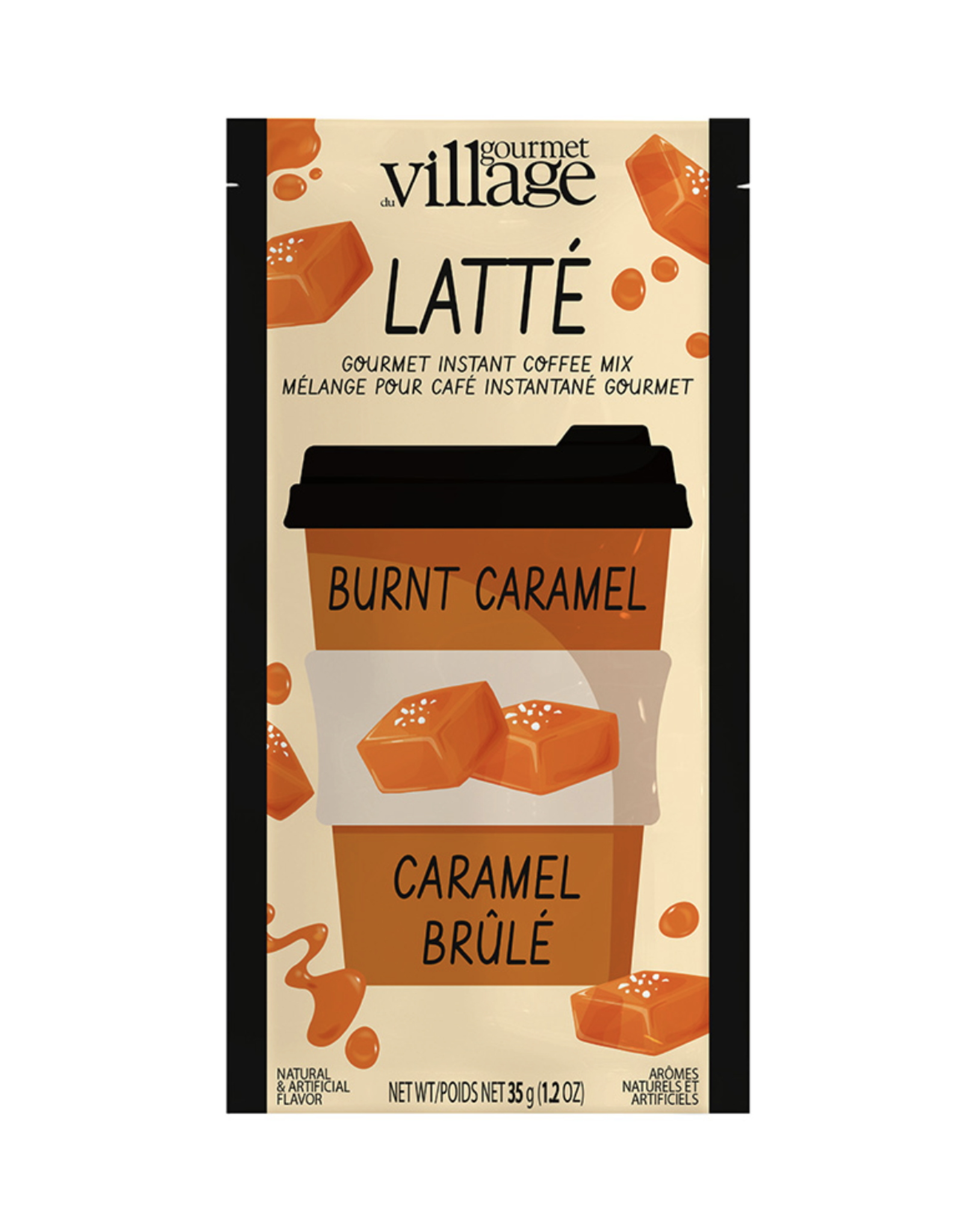 Gourmet Village Burnt Caramel Latte Instant Coffee Mix