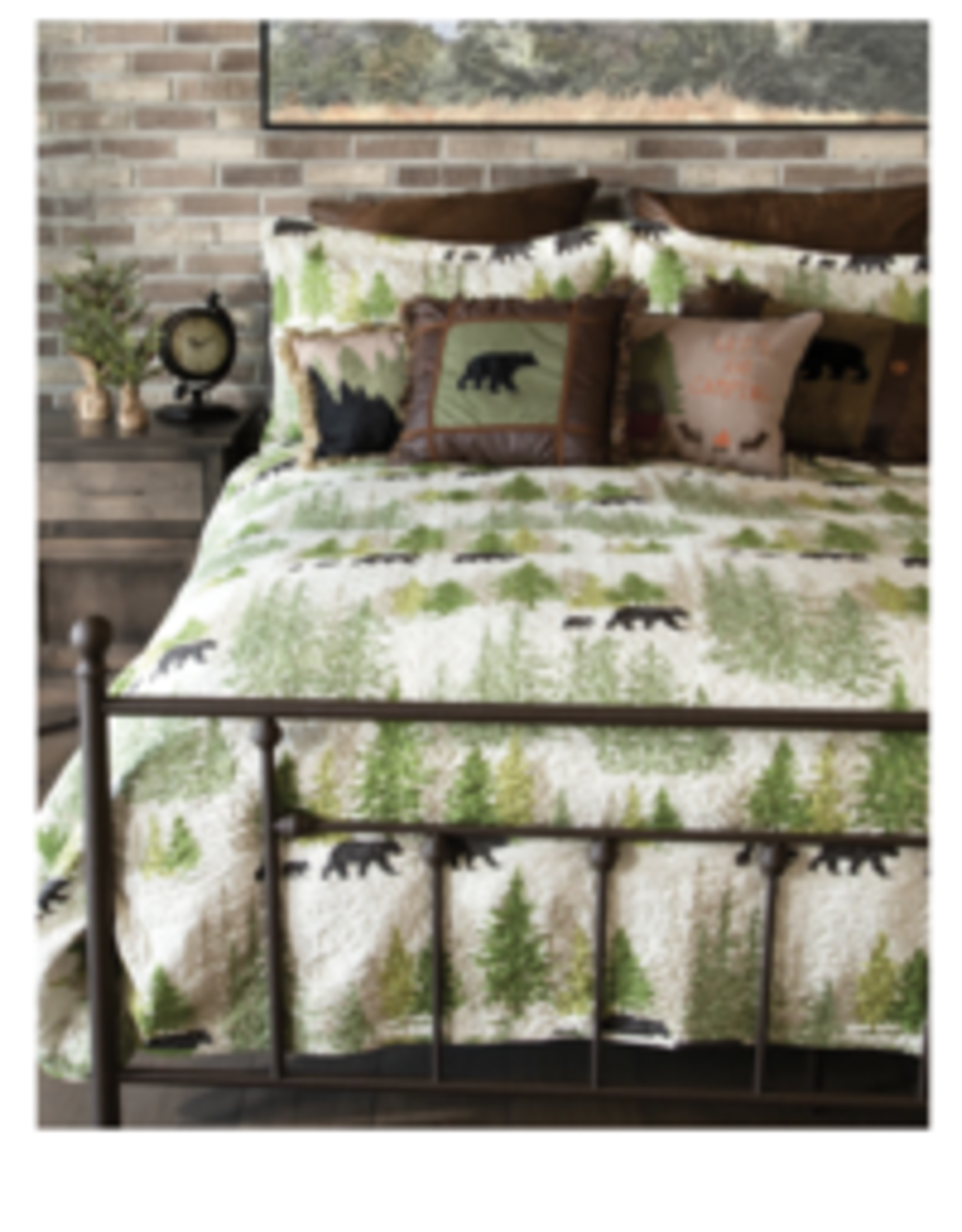 Carstens Pine Wilderness Quilt Bed Set - Twin