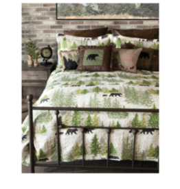 Carstens SALE Pine Wilderness Quilt Bed Set - Twin