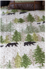 Carstens SALE Pine Wilderness Quilt Bed Set - Twin
