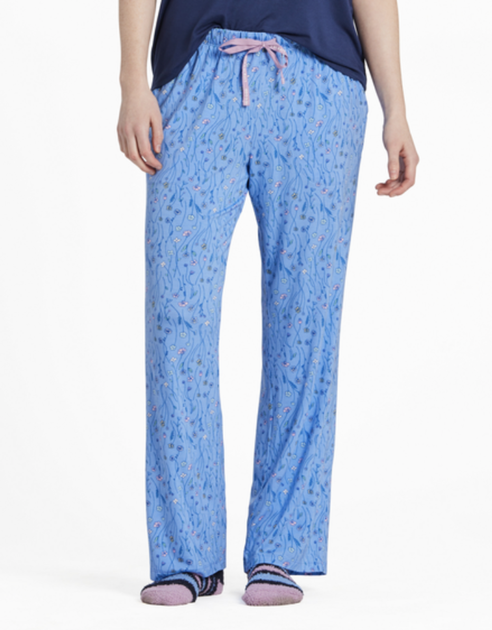 Life Is Good SALE Women's Wildflower Sketch Pattern Lightweight Sleep Pant