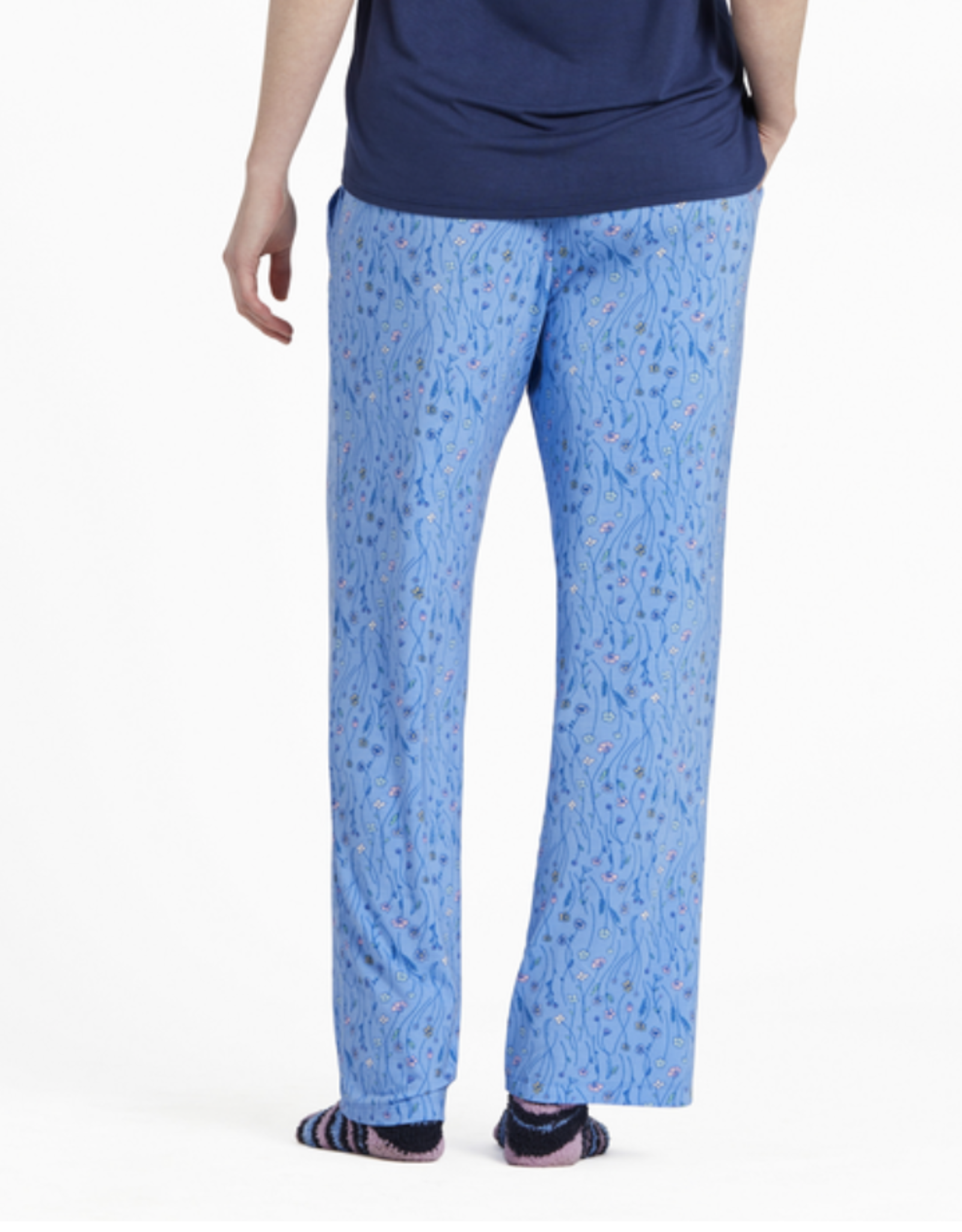 Life Is Good SALE Women's Wildflower Sketch Pattern Lightweight Sleep Pant