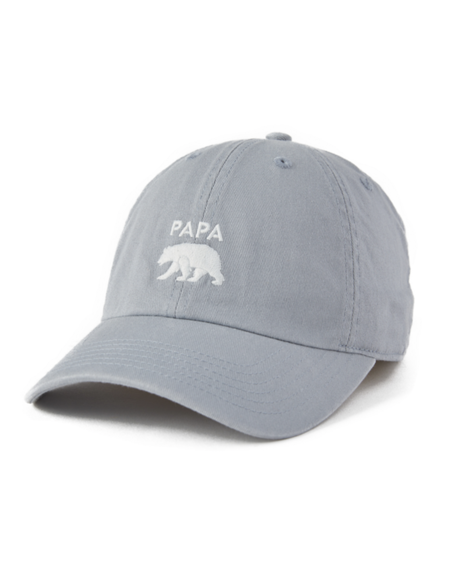 Life Is Good Adult Unisex Papa Bear Silhouette Chill Cap - Stone Blue