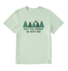 Life Is Good Men's May The Forest Be With You Short Sleeve Crusher Tee