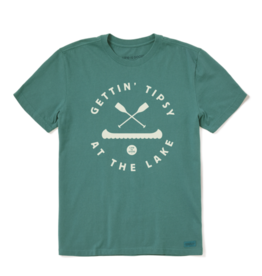 Life Is Good Men's Tipsy at the Lake Short Sleeve Crusher Tee