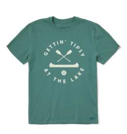 Life Is Good SALE Men's Tipsy at the Lake Short Sleeve Crusher Tee