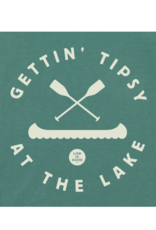 Life Is Good Men's Tipsy at the Lake Short Sleeve Crusher Tee
