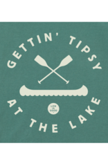 Life Is Good SALE Men's Tipsy at the Lake Short Sleeve Crusher Tee