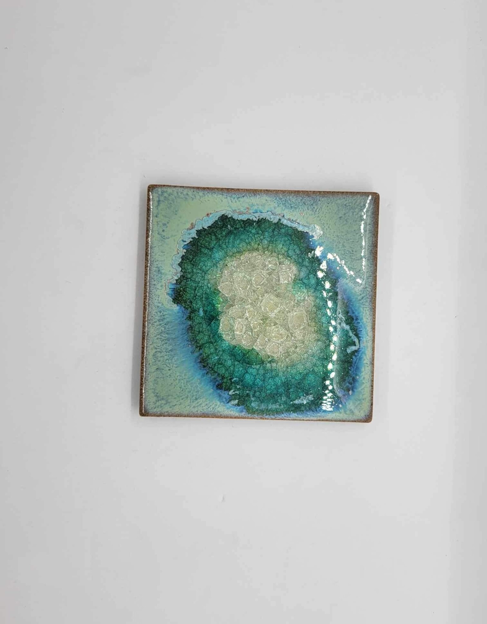 Dock 6 Pottery Glass Coaster - Jade
