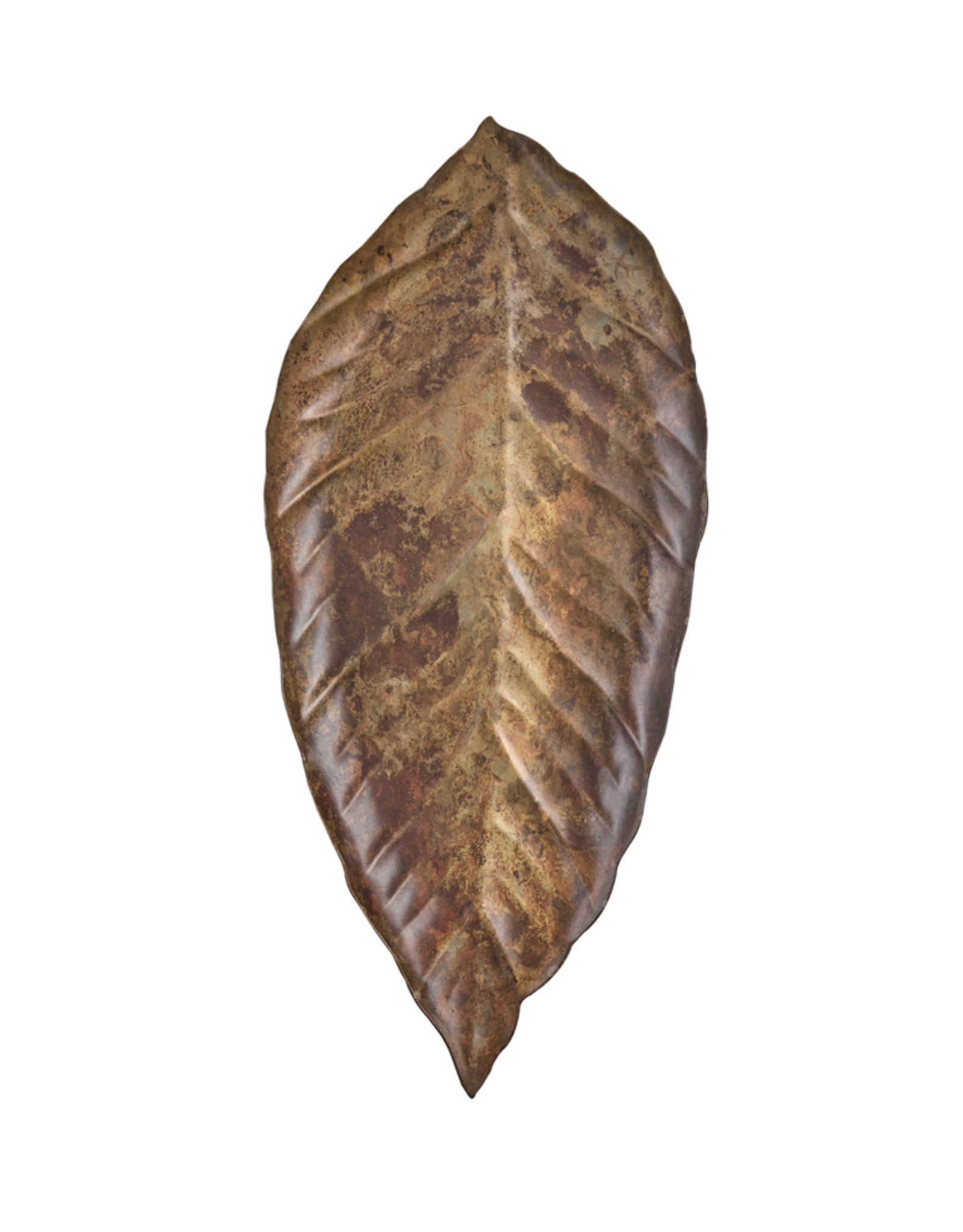 Park Designs Distressed Copper Leaf Tray