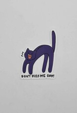 Big Moods Stickers Don't Hiss Me Off Cat Sticker