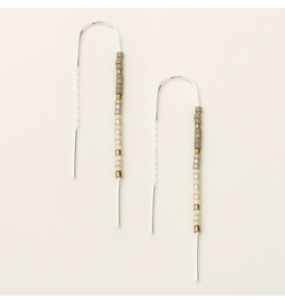 Scout Chromacolor Miyuki Thread Earring  - Pewter Multi/Silver
