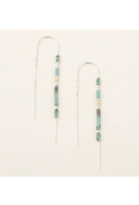 Scout Chromacolor Miyuki Thread Earring  - Turquoise Multi/Silver