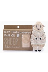 Kiriki Press SALE Sheep - Embroidery Kit w/ Hoop