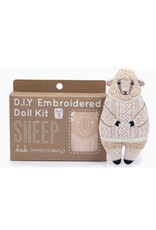 Kiriki Press Sheep - Embroidery Kit w/ Hoop