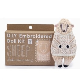 Kiriki Press SALE Sheep - Embroidery Kit w/ Hoop