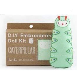 Kiriki Press Caterpillar - Embroidery Kit w/ Hoop